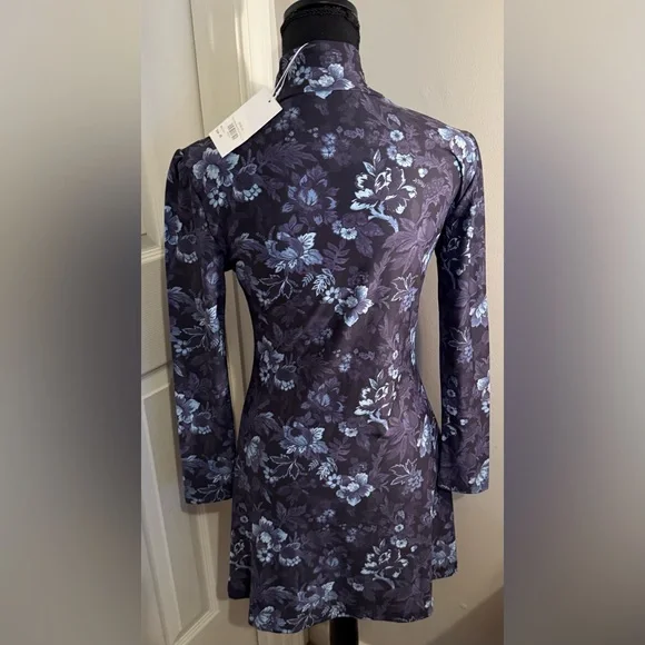 Smith & Quinn Dottie Dress Royal Rose Floral XS NWT - Picture 2 of 7